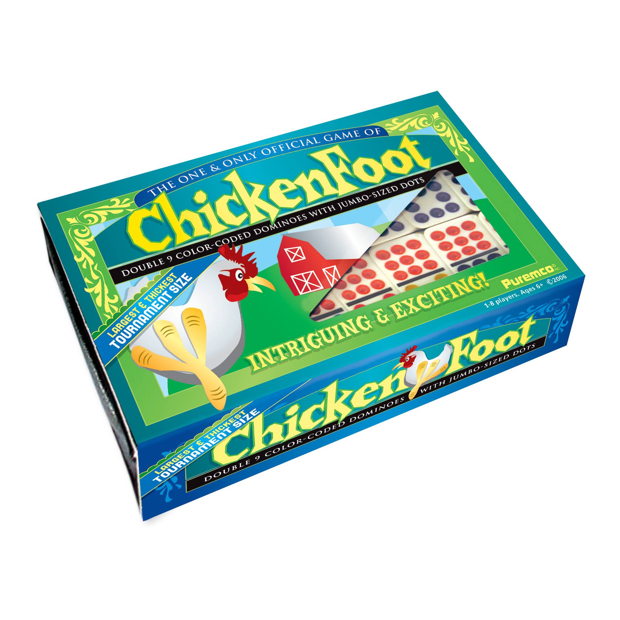 ChickenFoot Tournament Size Dominoes